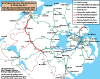 Thumbnail of Northern Ireland road
                          network map
