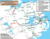 Thumbnail of Northern Ireland road
                            network map