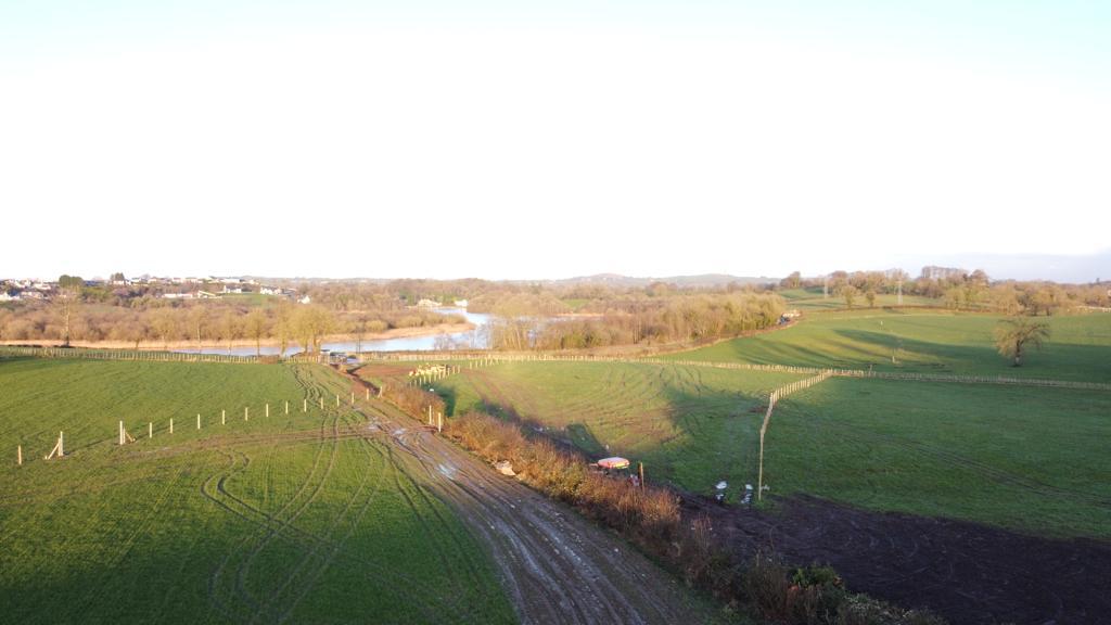 View along the future A4 towards the
Erne
