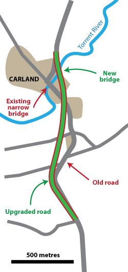 A29 Carland realignment Northern Ireland Roads Site