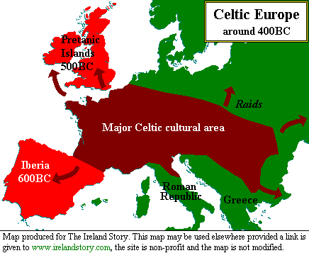 Celtic Europe around 400BC