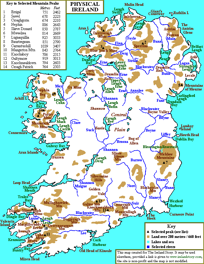 Physical Map Of Europe Rivers