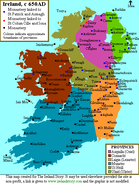 Ireland around 650 [20kB]
